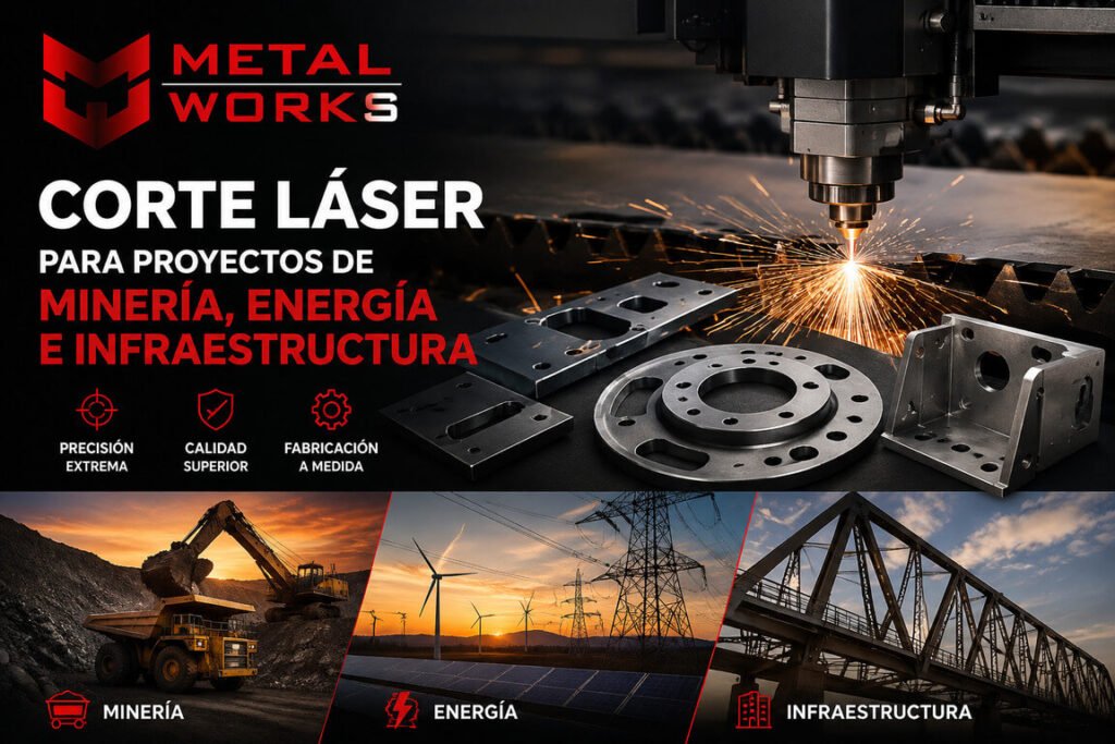 Corte láser para proyectos de minería, energía e infraestructura