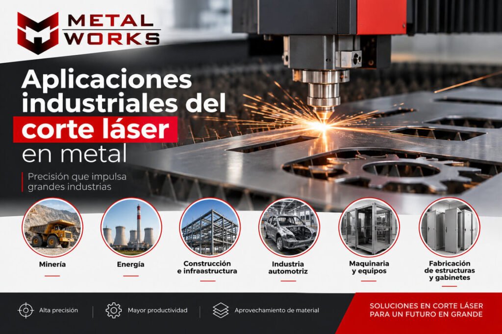 Aplicaciones industriales del corte láser en metal