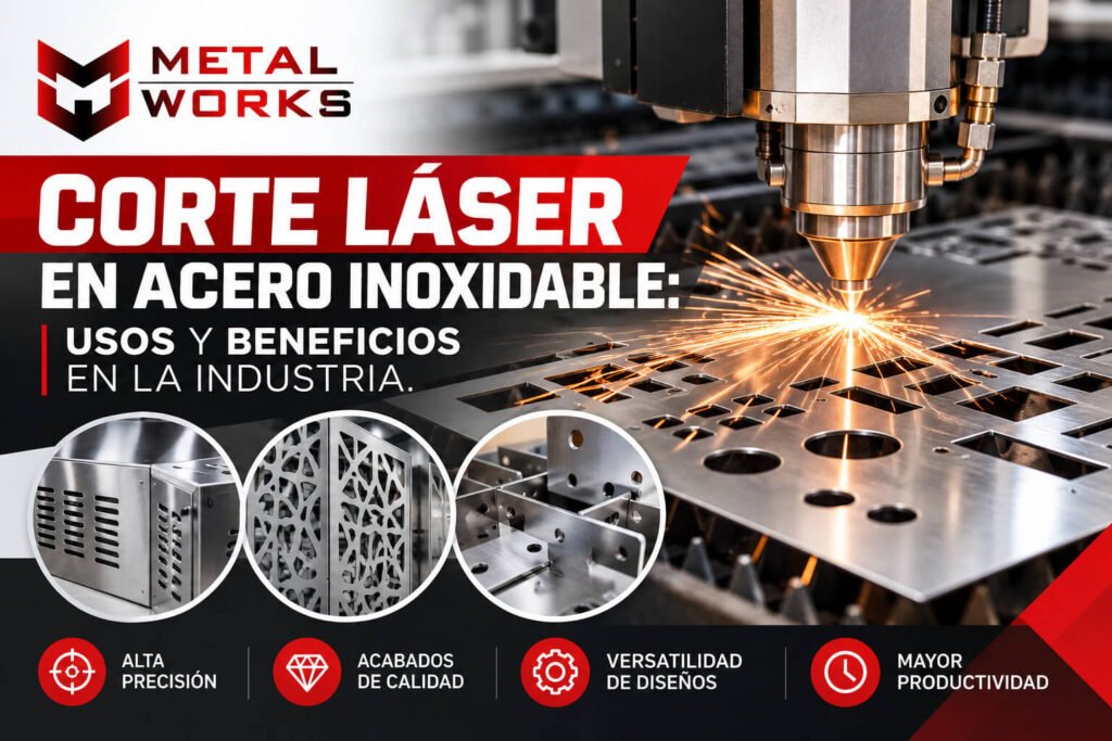 Corte láser en acero inoxidable
